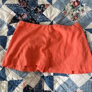 Free-est my little micro mini cotton line coral Skort nwot size M
